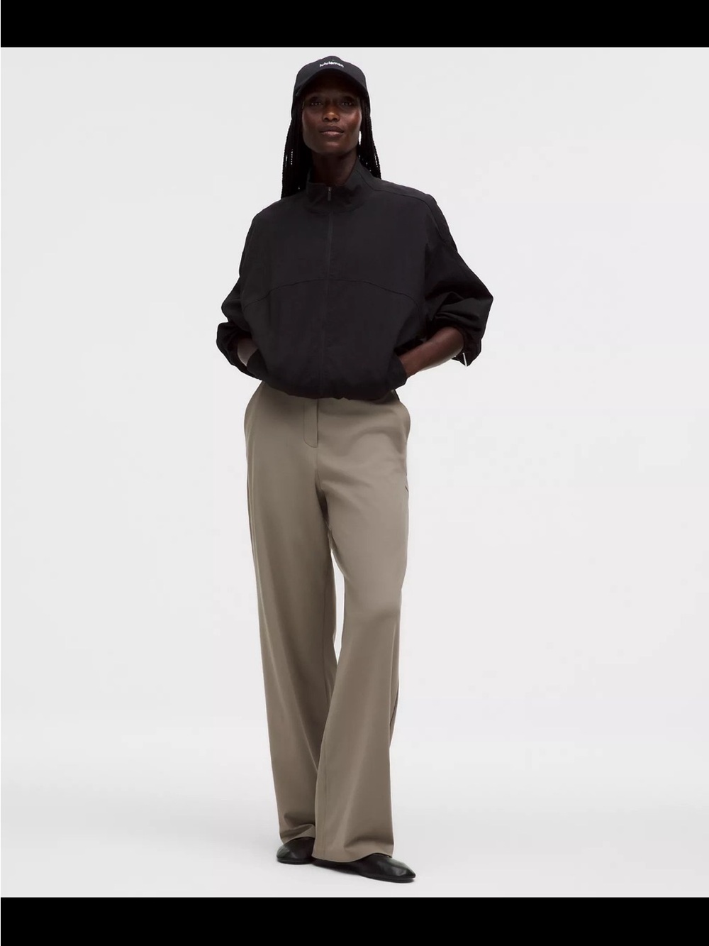 Lululemon Daydrift High-Rise Straight-Leg Trouser Short Warm Ash Grey L NWT